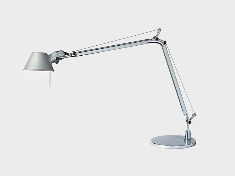 Origineel ontwerp Artemide Flexibel verstelbare aluminium bureaulamp