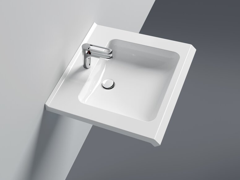 HEWI washbasin Washbasin with single-lever tap in chrome